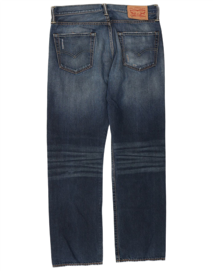 Męskie jeansy Levi's 504 Straight W32 L32 Niebieskie bawełniane