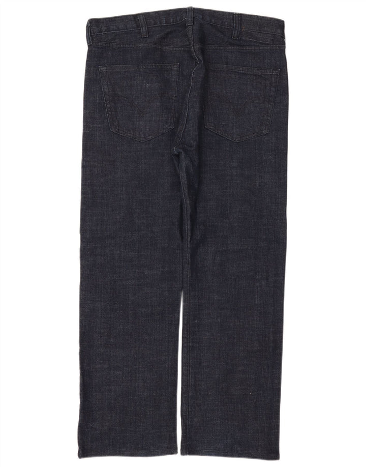 Męskie proste dżinsy Levi's W38 L29 granatowe