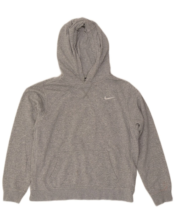 Chłopięcy sweter z kapturem Nike 13-14 lat XL, szary, bawełniany