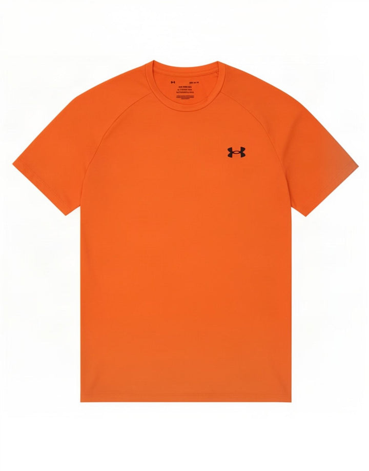 Under Armour Męski T-shirt Top, średni pomarańczowy poliester