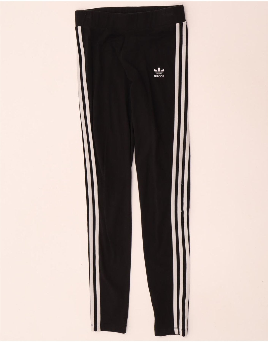Legginsy Damskie Adidas UK 10 Małe Czarne Bawełniane