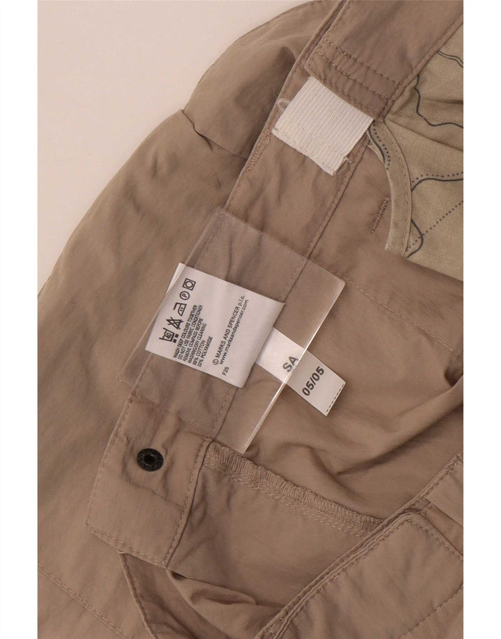 Męskie spodenki cargo Marks & Spencer W38 XL, beżowa, bawełniana