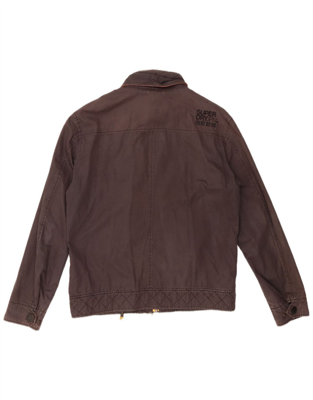 SUPERDRY Męska kurtka bomber z grafiką UK 42 XL, czarna bawełna
