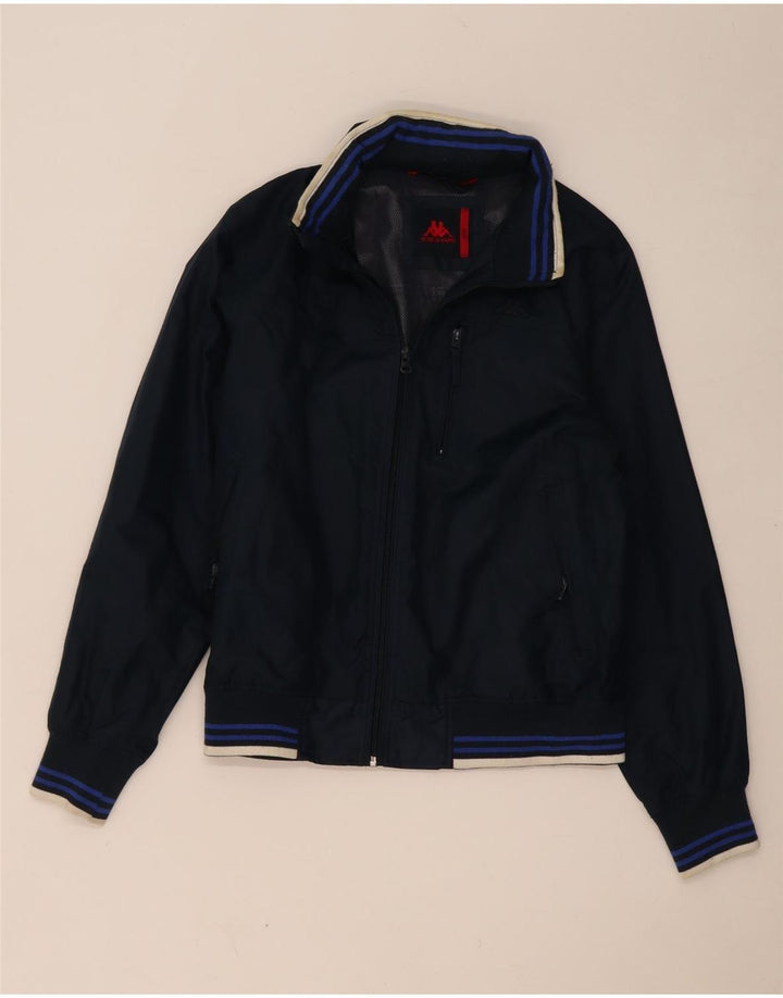 Damska kurtka bomberka oversize KAPPA UK 10, mała, granatowa, poliester