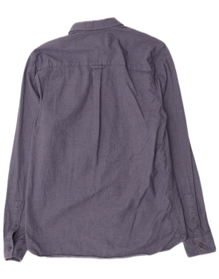 Koszula męska Lyle & Scott, mała, niebieska, bawełniana
