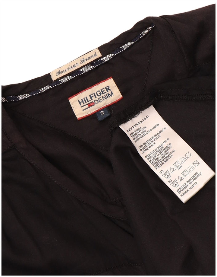 Damska koszula oversize Tommy Hilfiger UK 10, mała, czarna, bawełniana