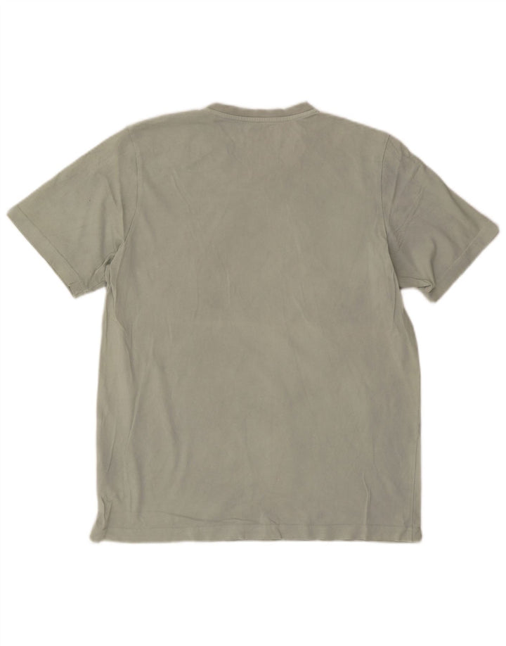 Męska koszulka z grafiką Adidas, średnia, bawełniana khaki