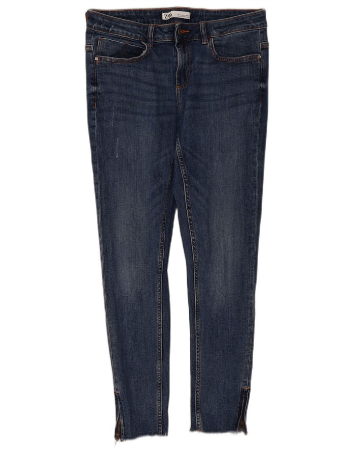 Damskie jeansy skinny Zara EU 40 Medium W30 L27 Niebieskie