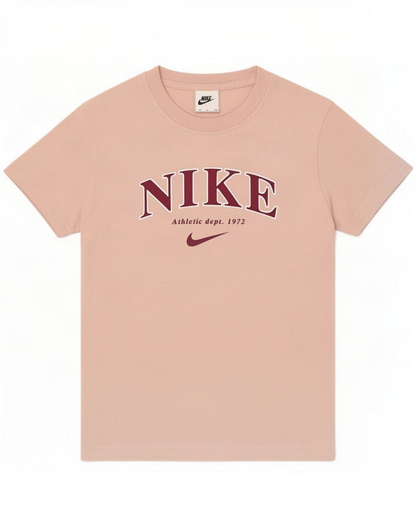 Dziewczęca koszulka z grafiką Nike w wieku 8-9 lat, mała, różowa, bawełniana