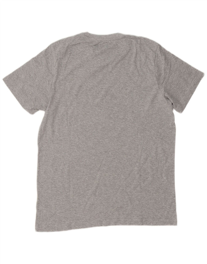 Męska koszulka graficzna Adidas Top Medium Grey Flecked