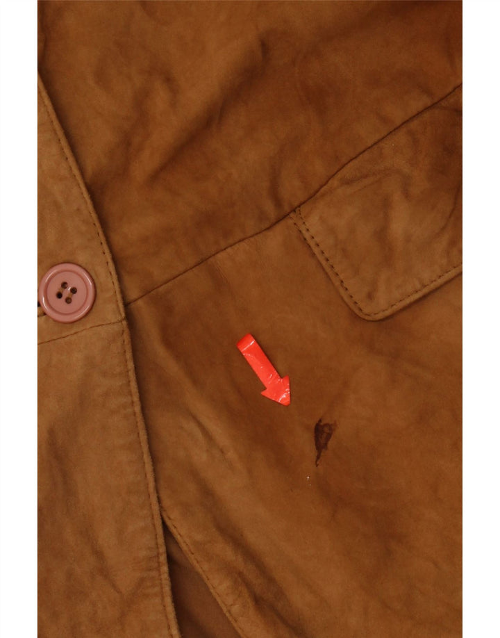 Conbipel damska kurtka zamszowa Free Heron IT 46 duża brązowa skóra