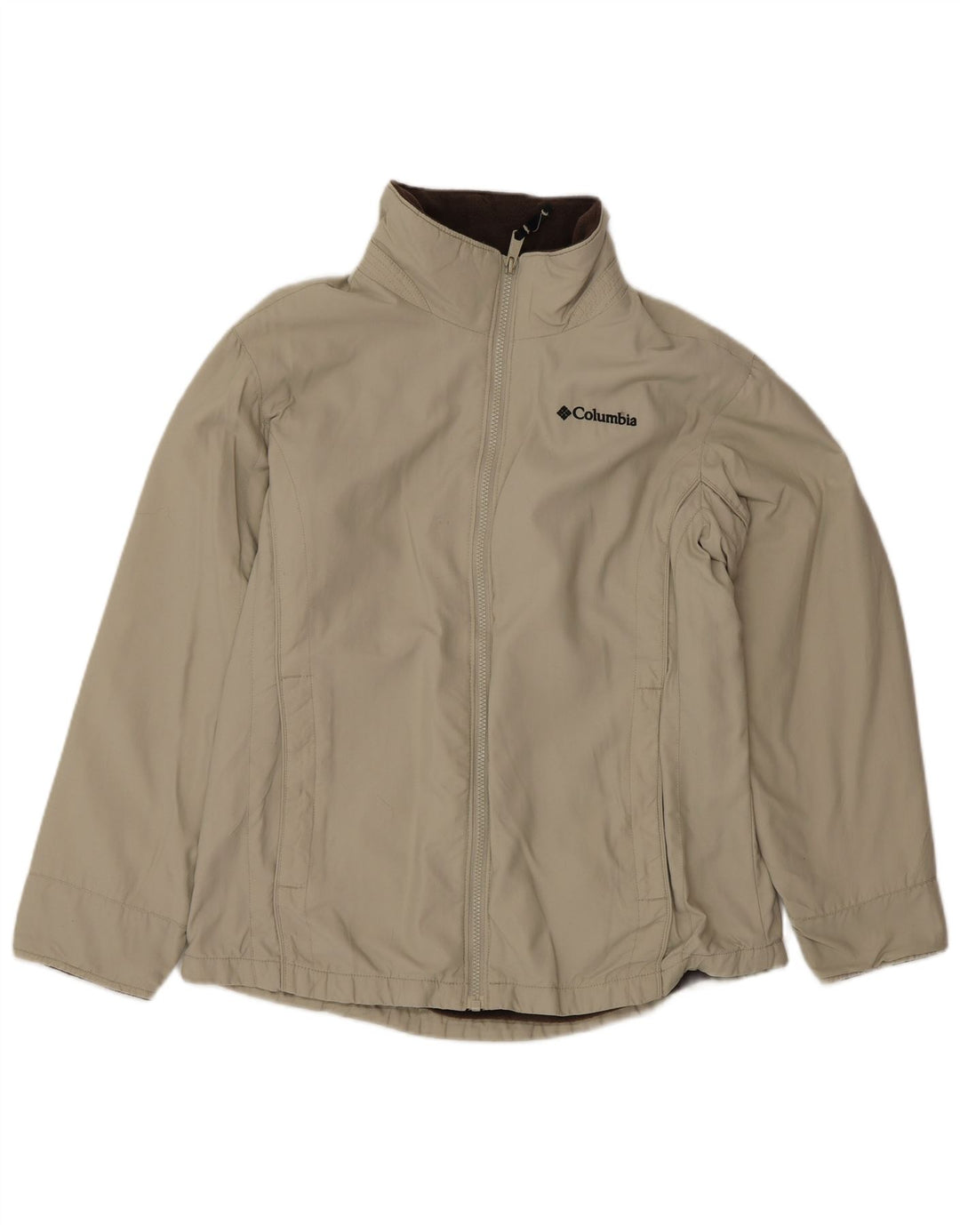 Damska kurtka wiatrówka oversize Columbia UK 10 Small Beżowy nylon