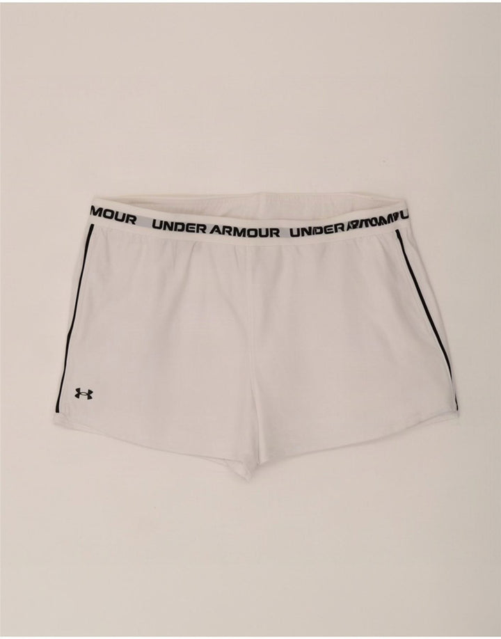 Damskie spodenki sportowe Under Armour Graphic UK 20 2XL Biały poliester