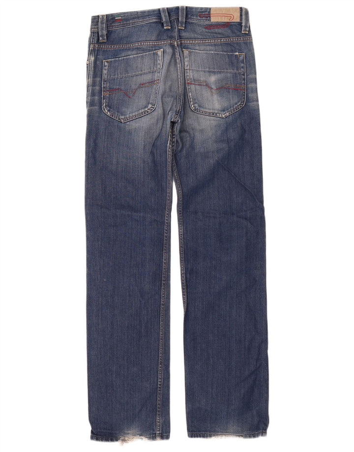 Męskie jeansy Diesel Lugger Straight W30 L34 Niebieskie bawełniane