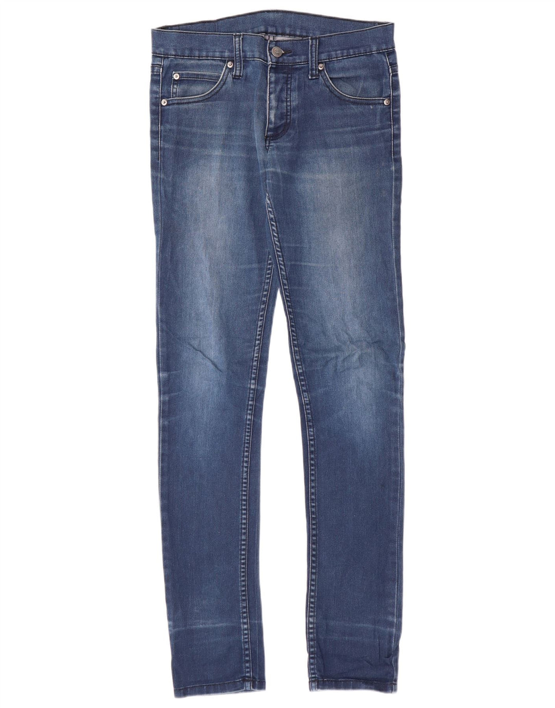 TANIE Dżinsy damskie Skinny W28 L32 Niebieskie bawełniane