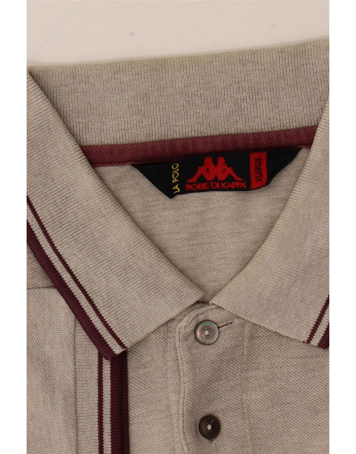Męska koszulka polo Kappa XL, szara