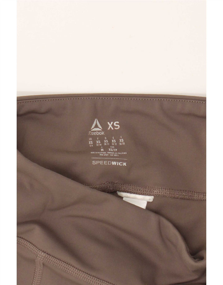 Legginsy Damskie Reebok UK 4/6 XS Beżowe