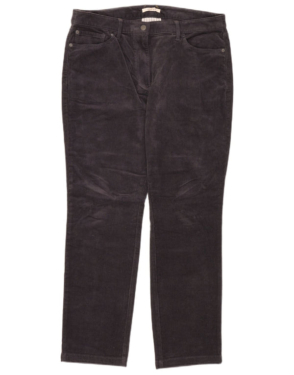 Spodnie męskie WHITE STUFF Proste sztruksowe UK 16 Large W32 L32 Granatowe