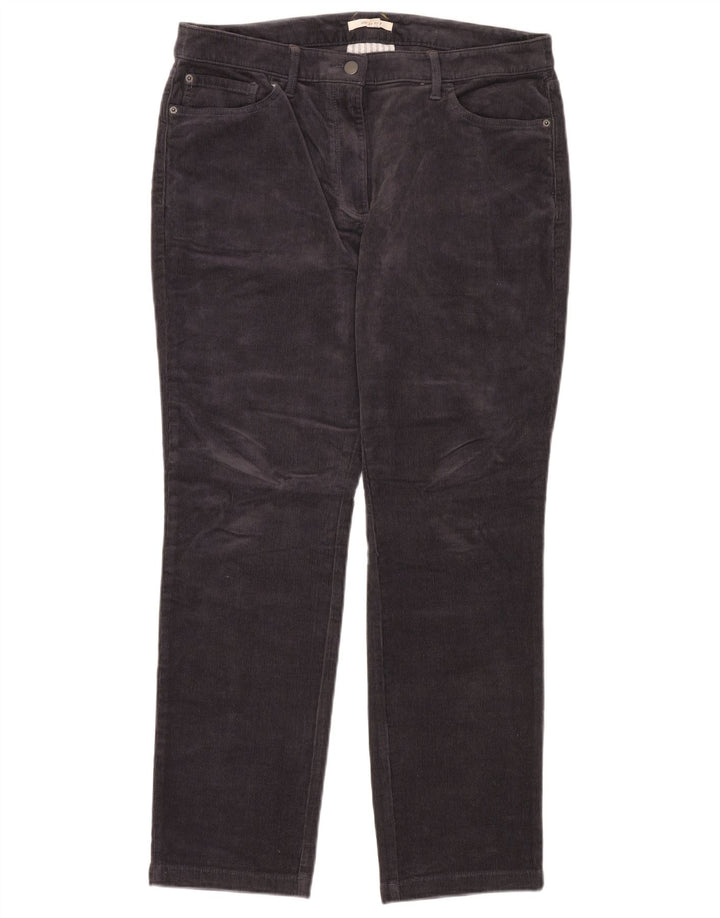 Spodnie męskie WHITE STUFF Proste sztruksowe UK 16 Large W32 L32 Granatowe