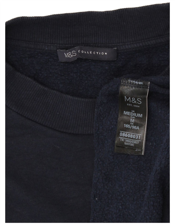 Damski sweter oversize Marks & Spencer UK 14, średni granatowy