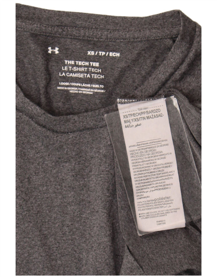 Męska koszulka t-shirt Under Armour XS, szary poliester