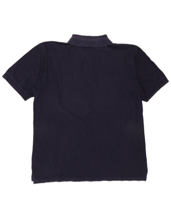 Męska koszulka polo Reebok, duża, granatowa, bawełniana