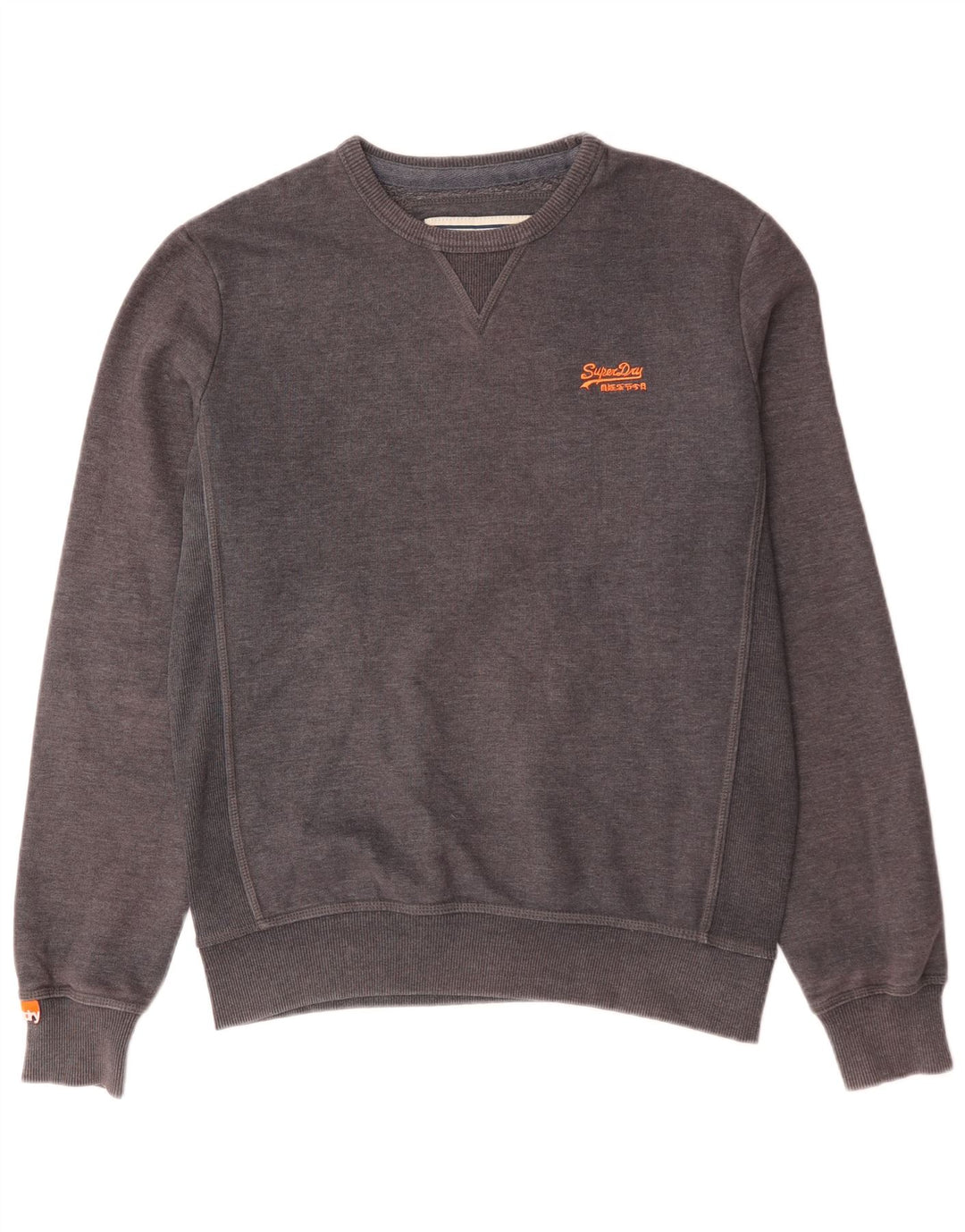 Męski sweter Superdry, duży, szary, bawełniany