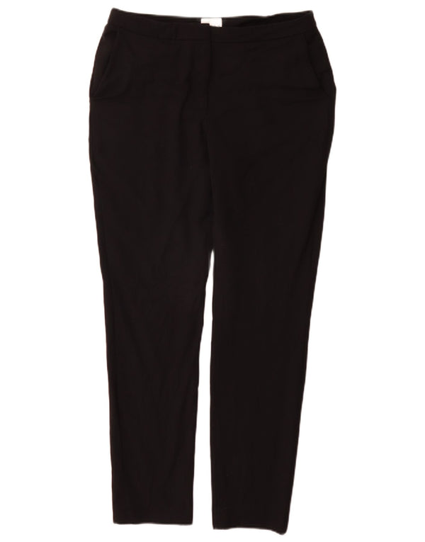 Damskie spodnie garniturowe Reiss UK 10 Small W28 L29 Czarna wełna