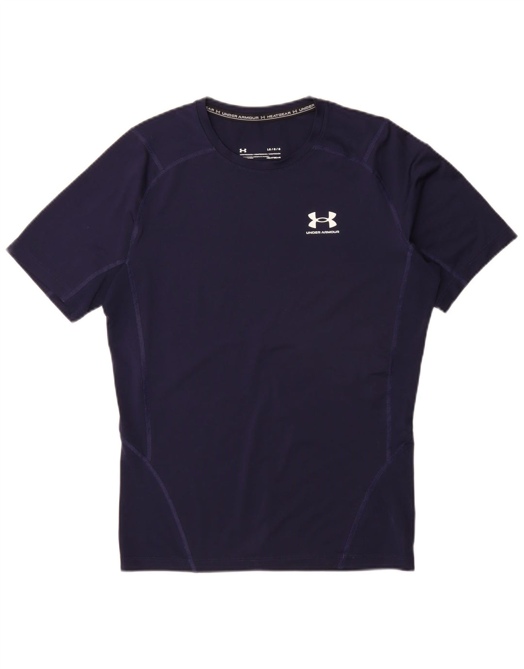 Męska koszulka t-shirt UNDER ARMOUR Heat Gear, duża, granatowa, syntetyczna