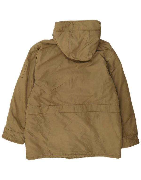 Męska kurtka parka z kapturem Navigare UK 44 2XL Khaki Poliester