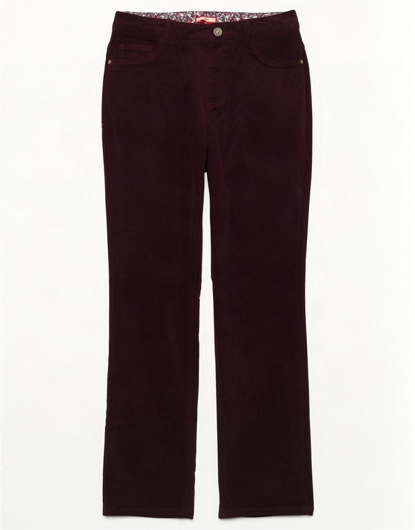 Spodnie damskie Joe Browns Bootcut UK 10 Small W30 L31 Fioletowa bawełna