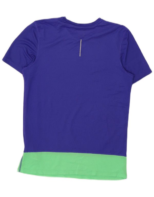 Damska koszulka Nike Dri Fit Top UK 14, poliester w kolorze średnioniebieskim
