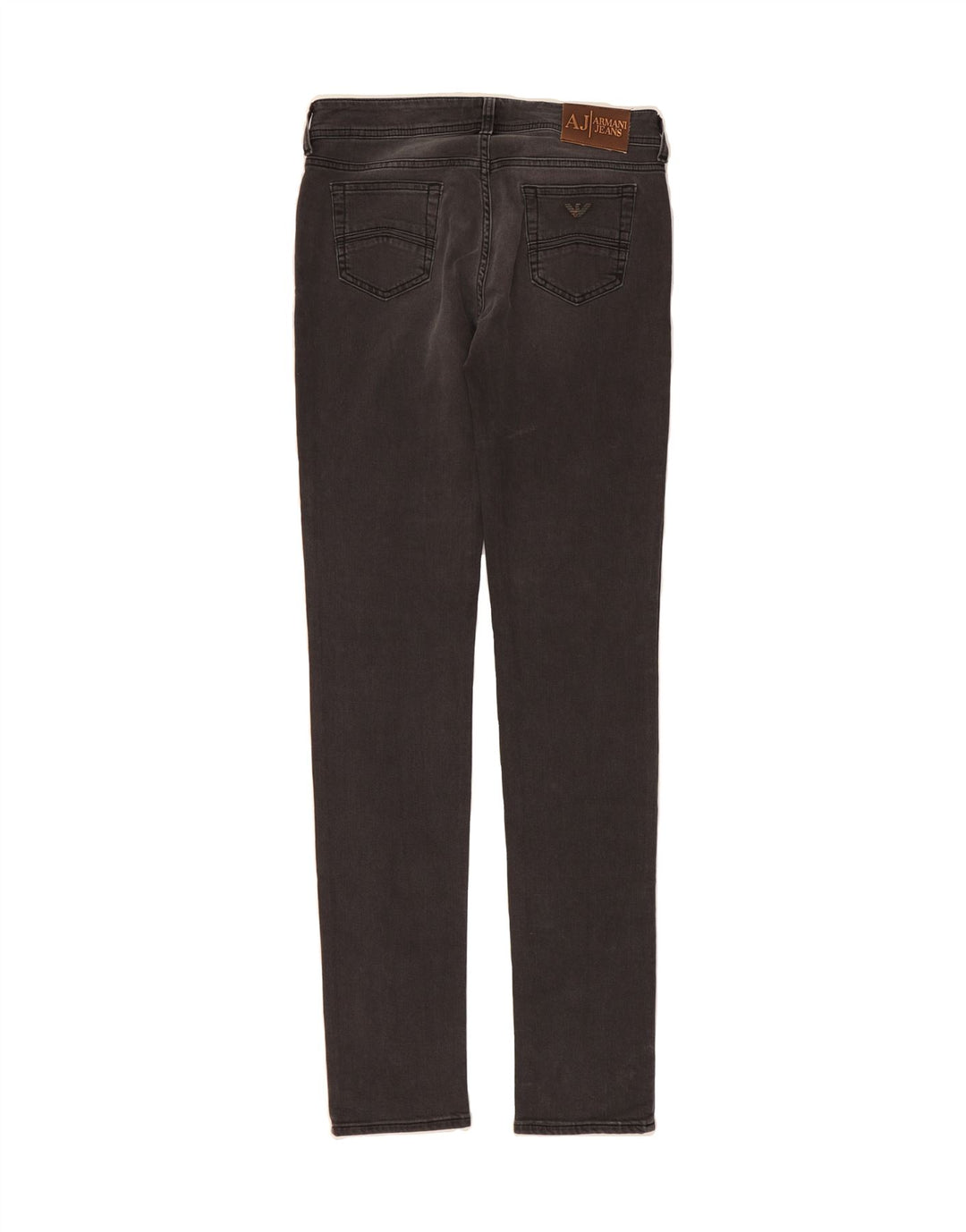 ARMANI Womens Skinny Jeans W30 L34 Grey Cotton Vintage Armani and Second-Hand Armani from Messina Hembry 