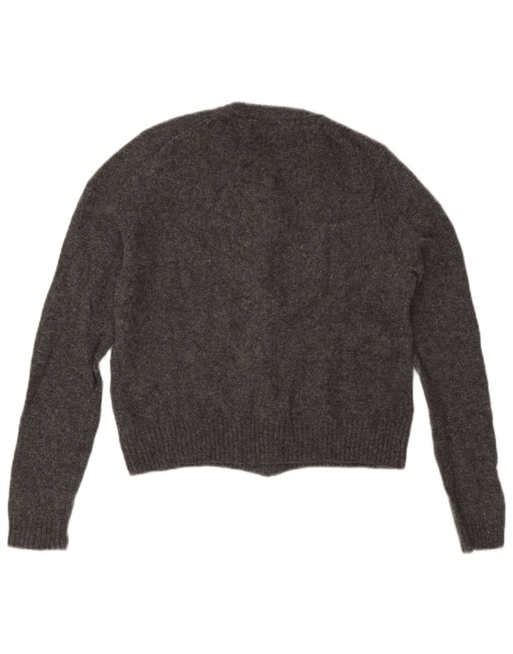Sweter damski Zara Cardigan UK 10 Small, szara wełna