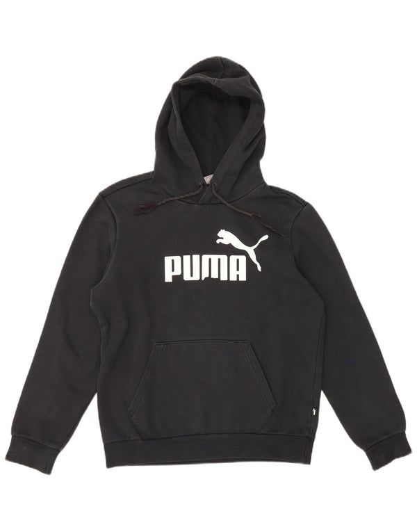 Męska bluza z kapturem Puma z grafiką XS, czarna, bawełniana