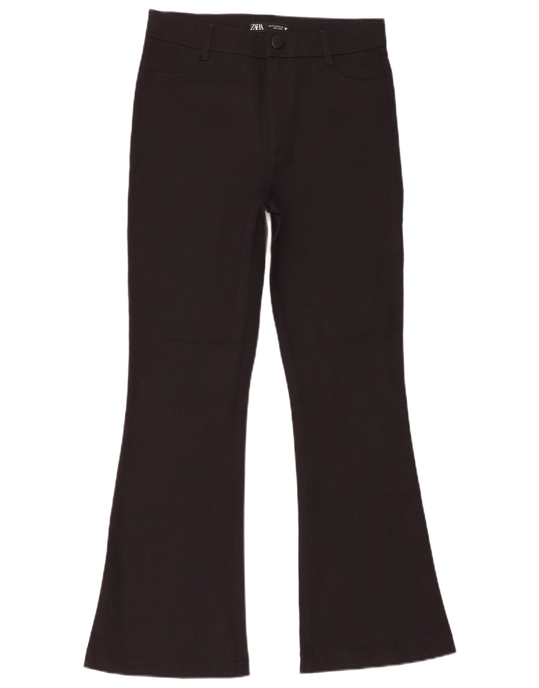 Spodnie damskie Zara Flare, średnie W28 L29, czarne