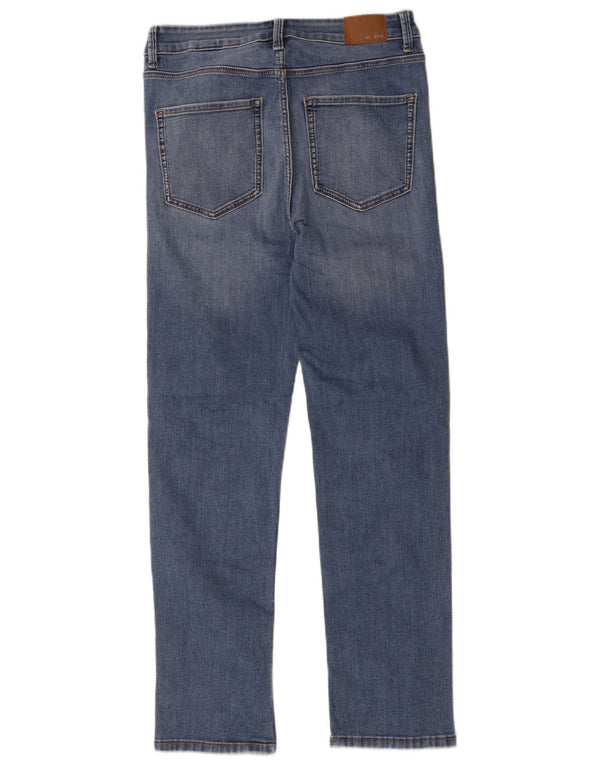 Marks & Spencer Damskie Sienna Straight Jeans UK 12 Medium W28 L28 Niebieskie