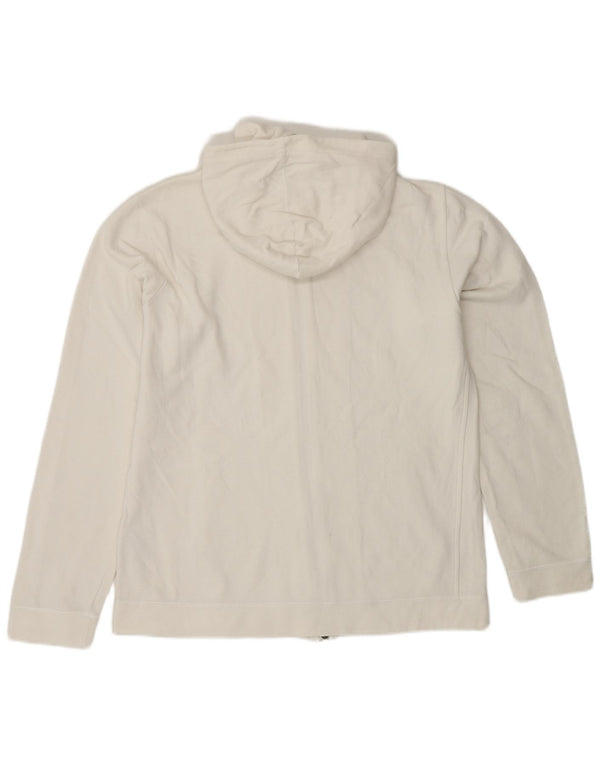 Damski sweter z kapturem i zamkiem Champion UK 18 XL, biała bawełna