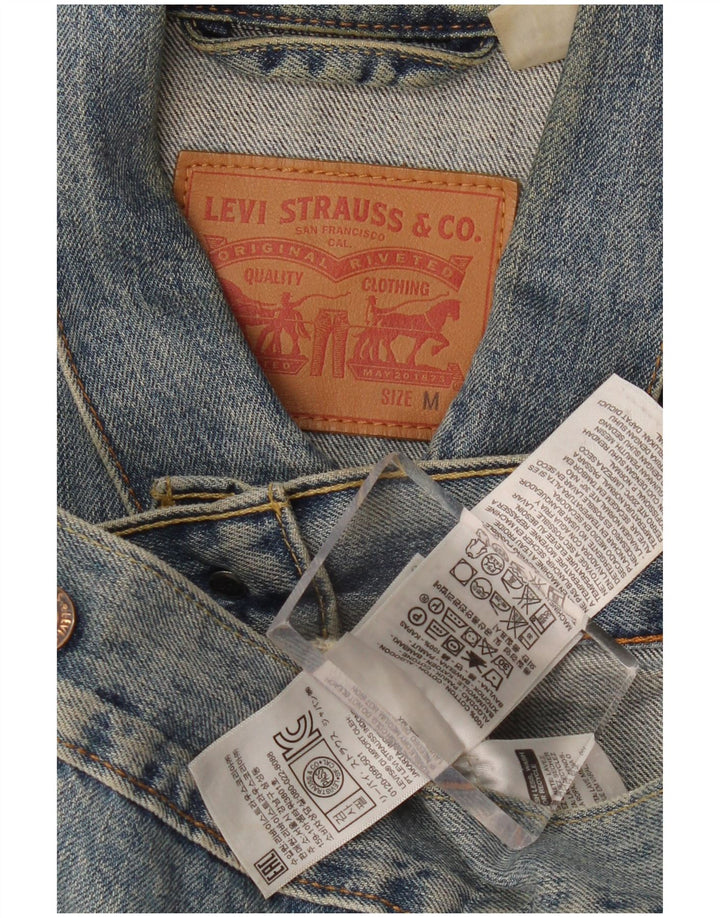 Męska kurtka dżinsowa LEVI'S UK 38, średnioniebieska, bawełniana