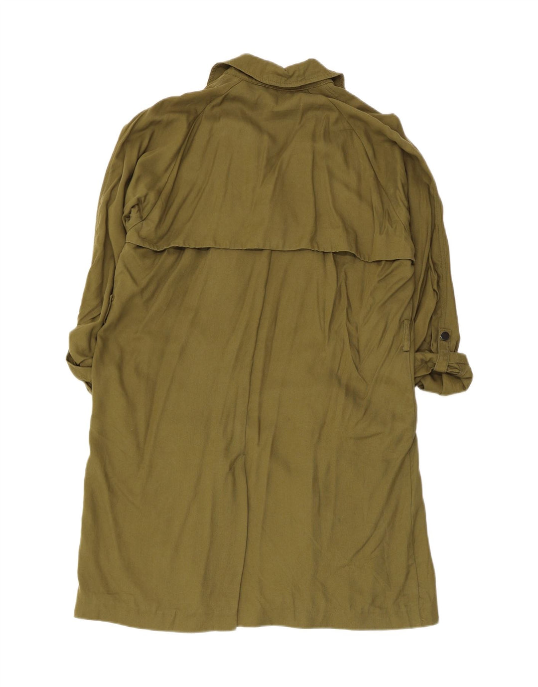 Topshop damski trencz oversize UK 12 Medium Khaki Lyocell