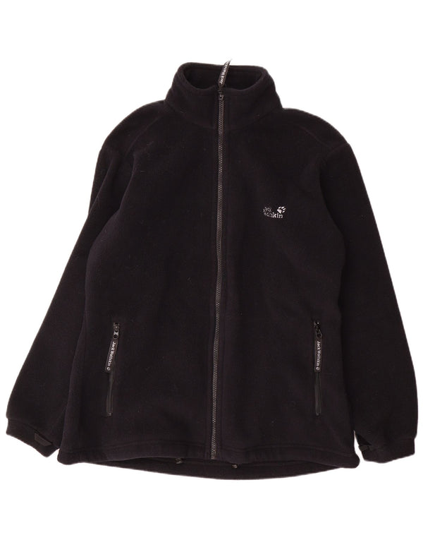 Damska kurtka polarowa Jack Wolfskin z podszewką UK 18/20 XL, czarny poliester