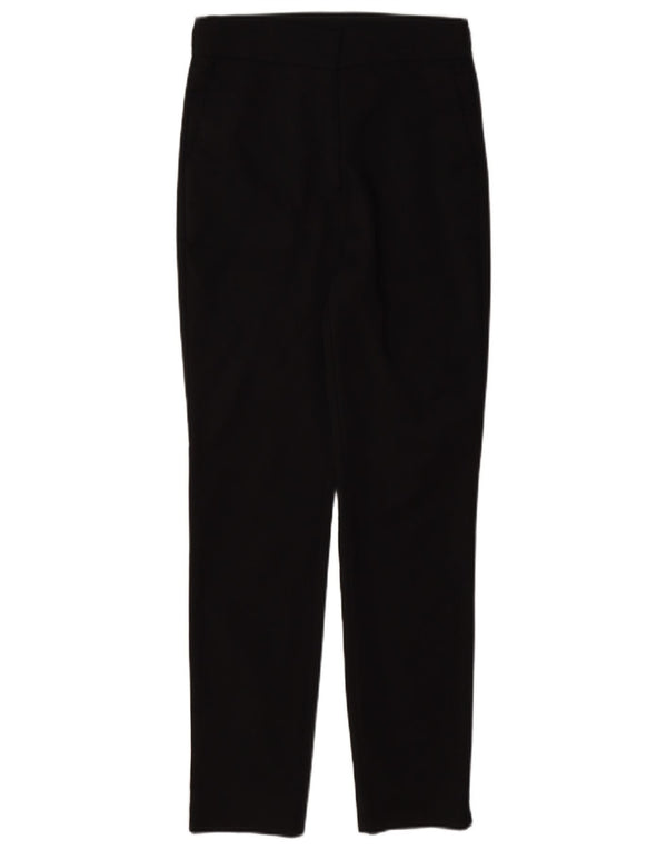 Spodnie damskie Zara Slim Fit Capri, małe W26 L22, czarne, bawełniane