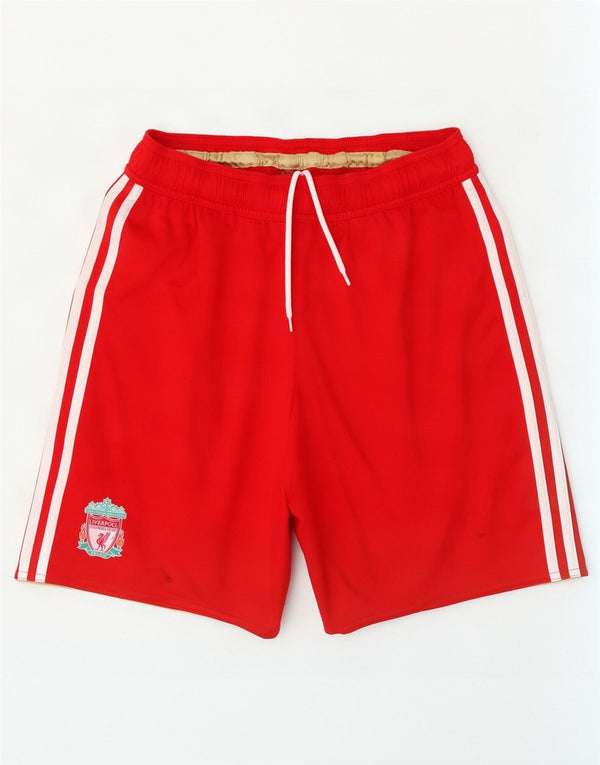 Męskie spodenki sportowe Adidas Liverpool, małe, czerwone, poliestrowe