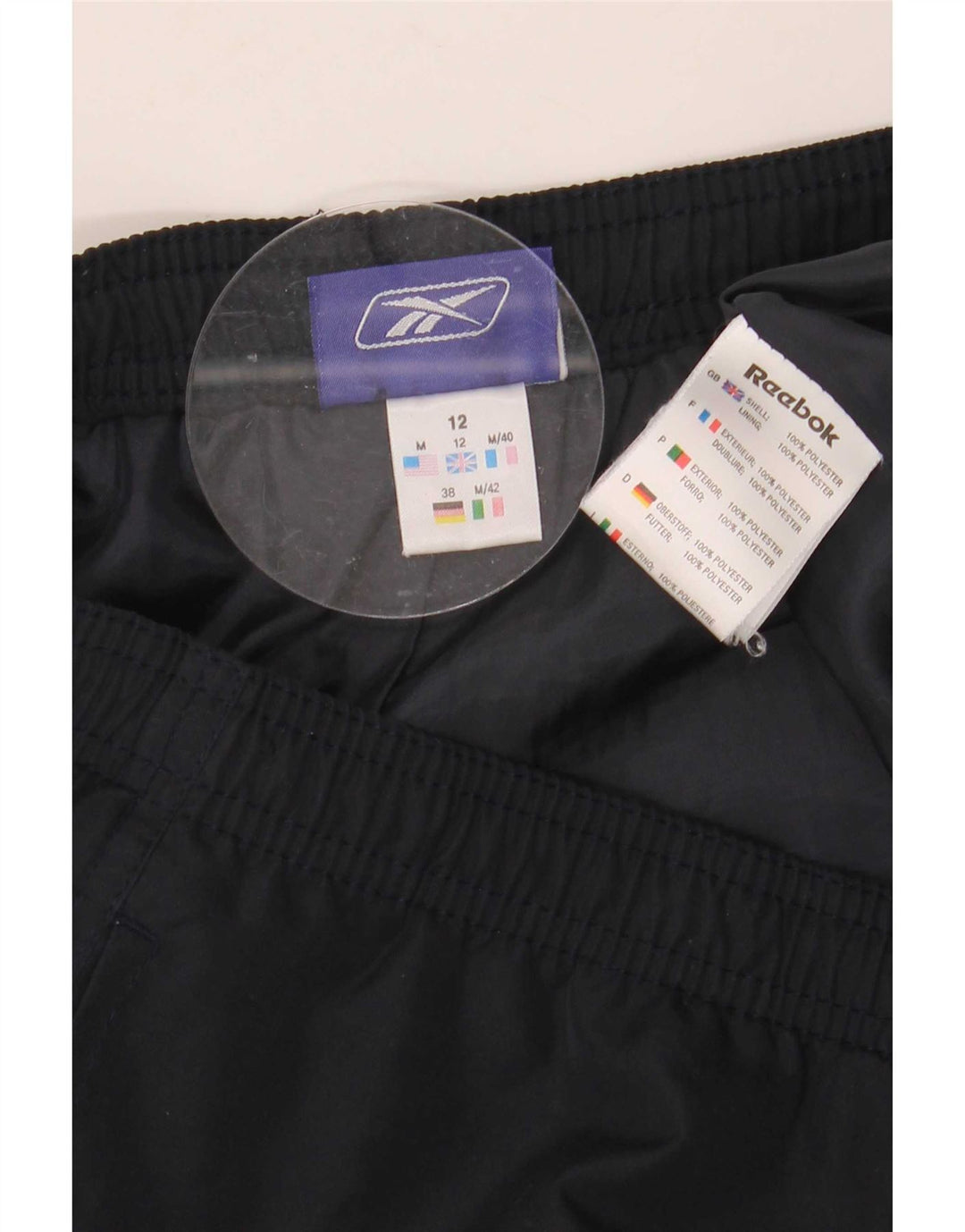 Reebok Damskie UK 12 Średni granatowy poliester