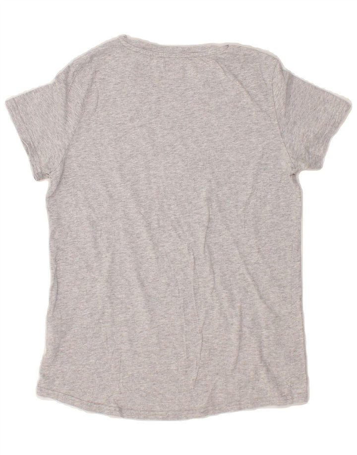 PUMA Womens Graphic T-Shirt Top UK 12 Medium Grey Cotton Vintage Puma and Second-Hand Puma from Messina Hembry 