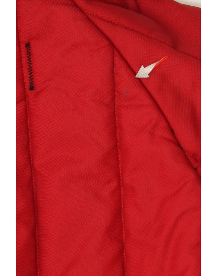 REFRIGIWEAR Girls Hooded Padded Coat 9-10 Years Red Polyamide Vintage Refrigiwear and Second-Hand Refrigiwear from Messina Hembry 