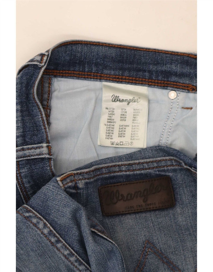 Męskie jeansy Wrangler Texas Stretch Straight W34 L32 Niebieskie, bawełniane