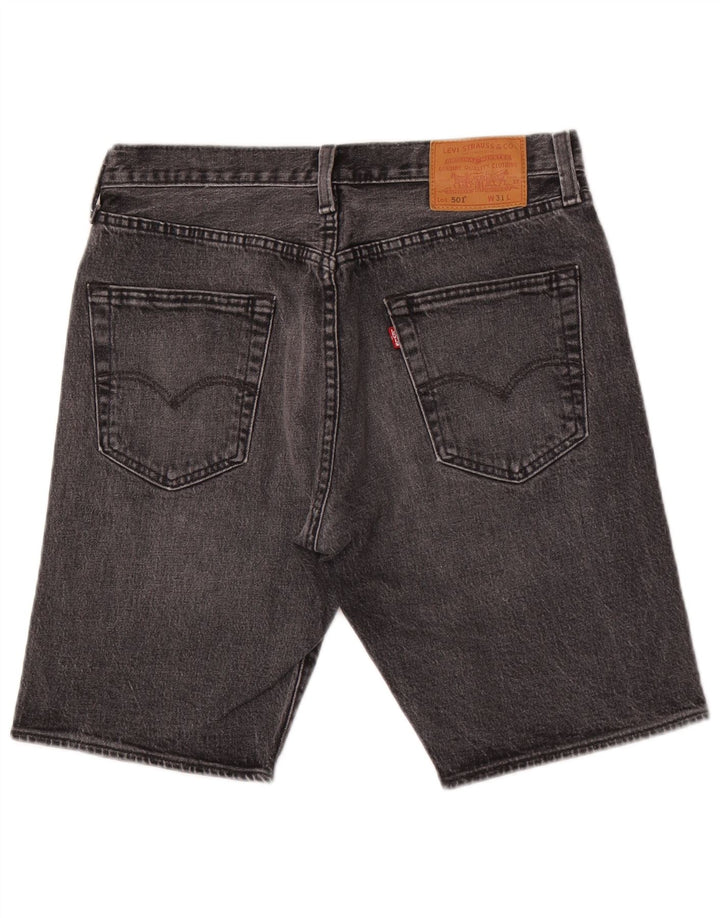 Męskie spodenki jeansowe Levi's 501 W31 Średnioszare, bawełniane