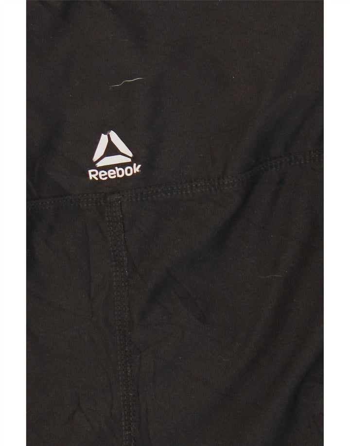 Legginsy damskie Reebok UK 14, duże, czarne