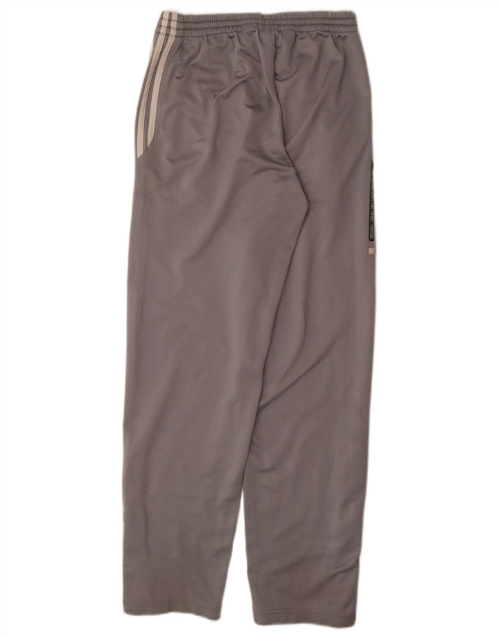 Męskie spodnie dresowe ADIDAS UK 34/36, małe, szare, poliestrowe